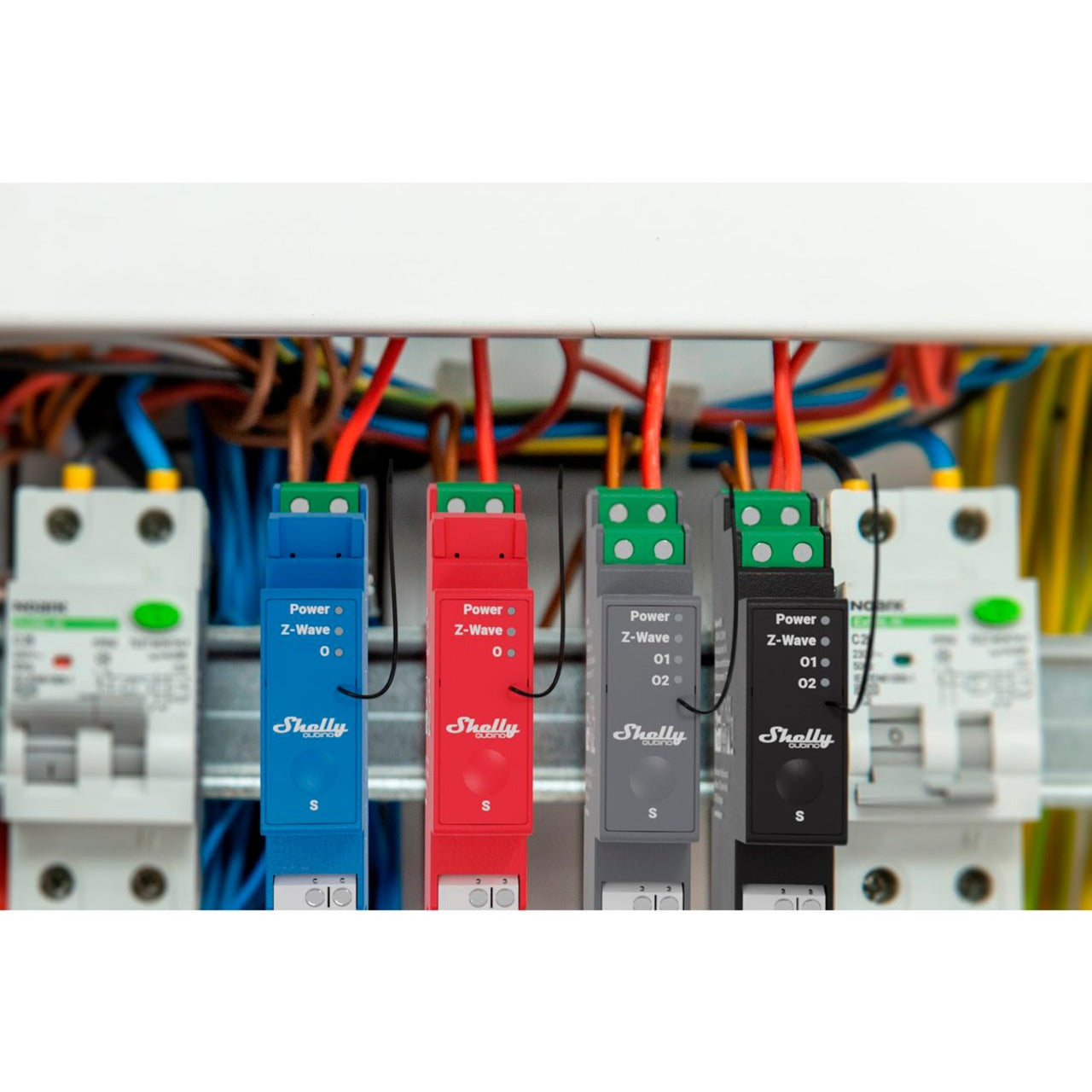 Shelly wave pro 2pm - 2-kanaals repeater - energiebewaking