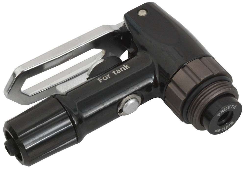 Katana tl valve pump head for tubeless pumps