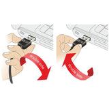 Delock easy-usb-a 2.0 male > easy-usb micro-usb-b 2.0 male kabel (zwart, 1 meter) - afbeelding 6