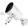 Foscam g4c, 2k starlight wifi buiten beveiligingscamera (wit)