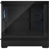 Fractal design pop air rgb midi tower behuizing (zwart | 2x usb-a | rgb | tempered glass)
