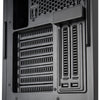 Silverstone sst-sed1-b midi tower behuizing (zwart | 2x usb-a | 1x usb-c)