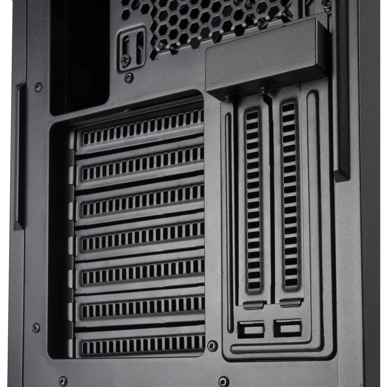 Silverstone sst-sed1-b midi tower behuizing (zwart | 2x usb-a | 1x usb-c)