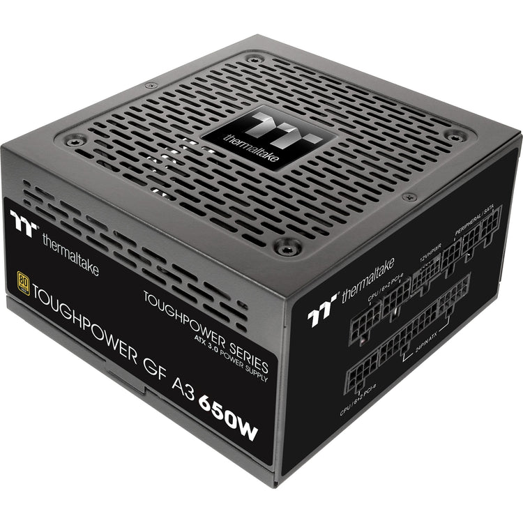Thermaltake toughpower gf a3 gold - tt premium edition modulaire 650 watt voeding (zwart, 4x pcie)