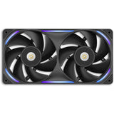 Nzxt f240x rgb case fans (zwart, 2 stuks, 240 x 120 x 30 mm, pwm) - afbeelding 2