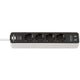 Brennenstuhl ecolor stekkerdoos 4-voudig met 2 usb a-oplaadpoorten 5v 2,10a, 10,5w (stopcontactdoos met usb-a en schakelaar en 1,5 m kabel)