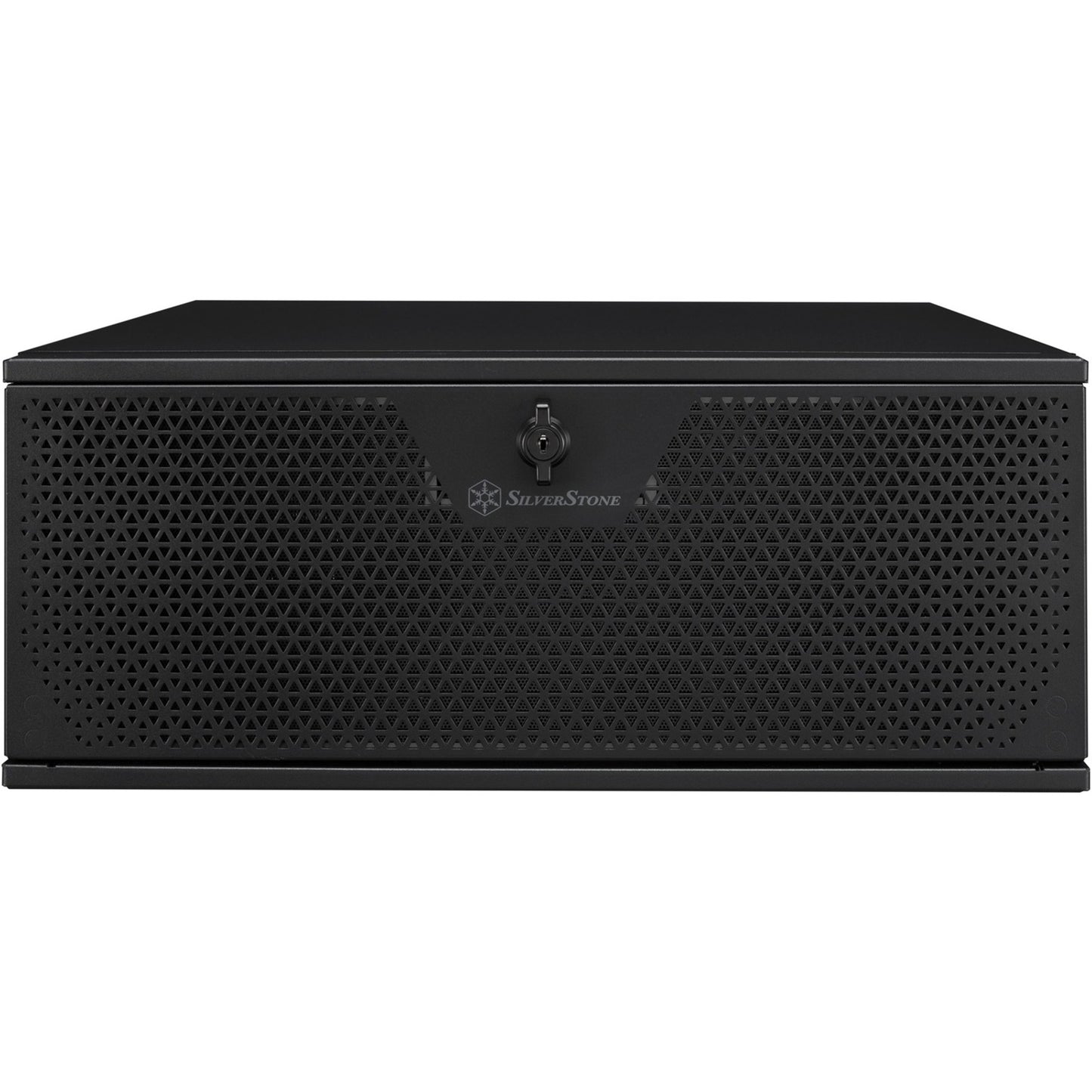 Silverstone rm44 rack behuizing (zwart | 4u | usb type-c | 2x 80mm casefan inbegrepen)