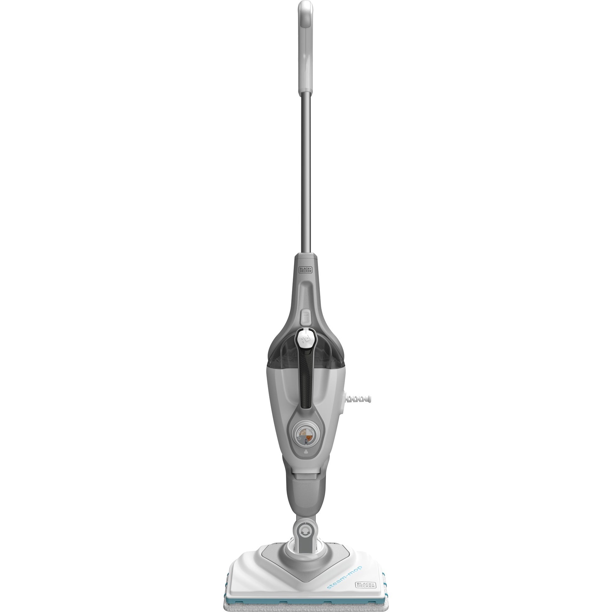Black+decker bhsm168d 1600w steam-mop met deltavoet en 8 accessoires stoomreiniger (zilver wit)