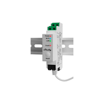 Shelly pro 3em-120a v2 meetapparaat (wit, lan, wifi, bluetooth)
