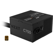 Nzxt c750 bronze modulaire 750 watt voeding (zwart, 1x 12v-2x6, 4x pcie) - afbeelding 1