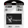 Kingston kc600 2048 gb ssd (zwart, skc600 2048g, sata 600)