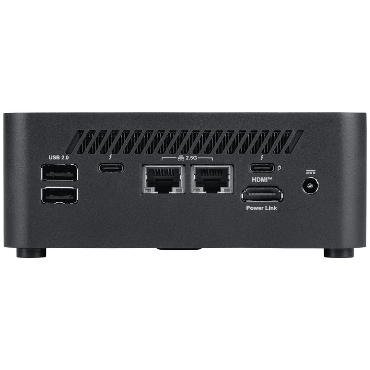 Msi cubi nuc ai+ 2mg-007eu pc-systeem (zwart | core ultra 7 258v | arc graphics 140v | 32 gb | 1 tb ssd)