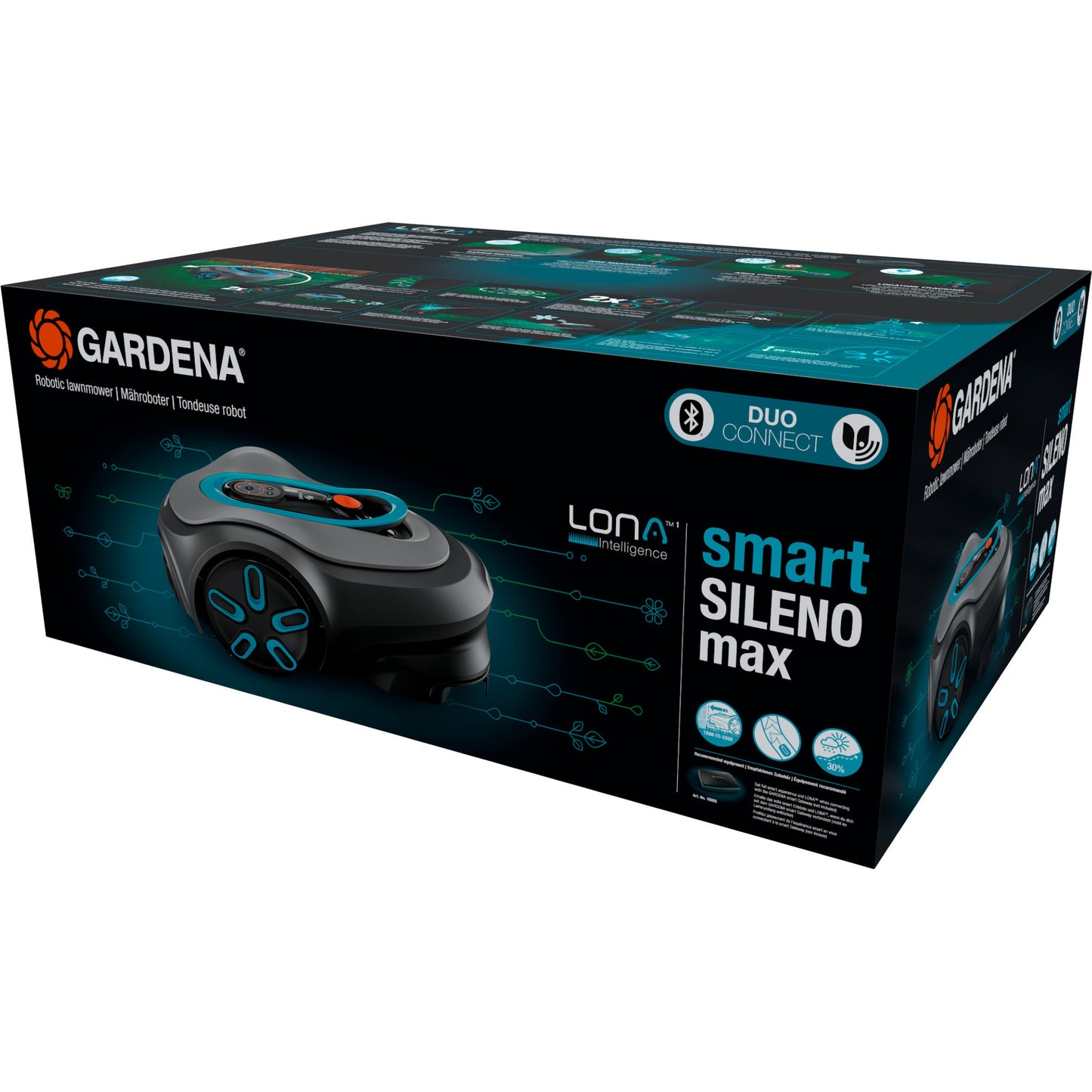 Gardena smart sileno max 1200 (duo connect) robotmaaier