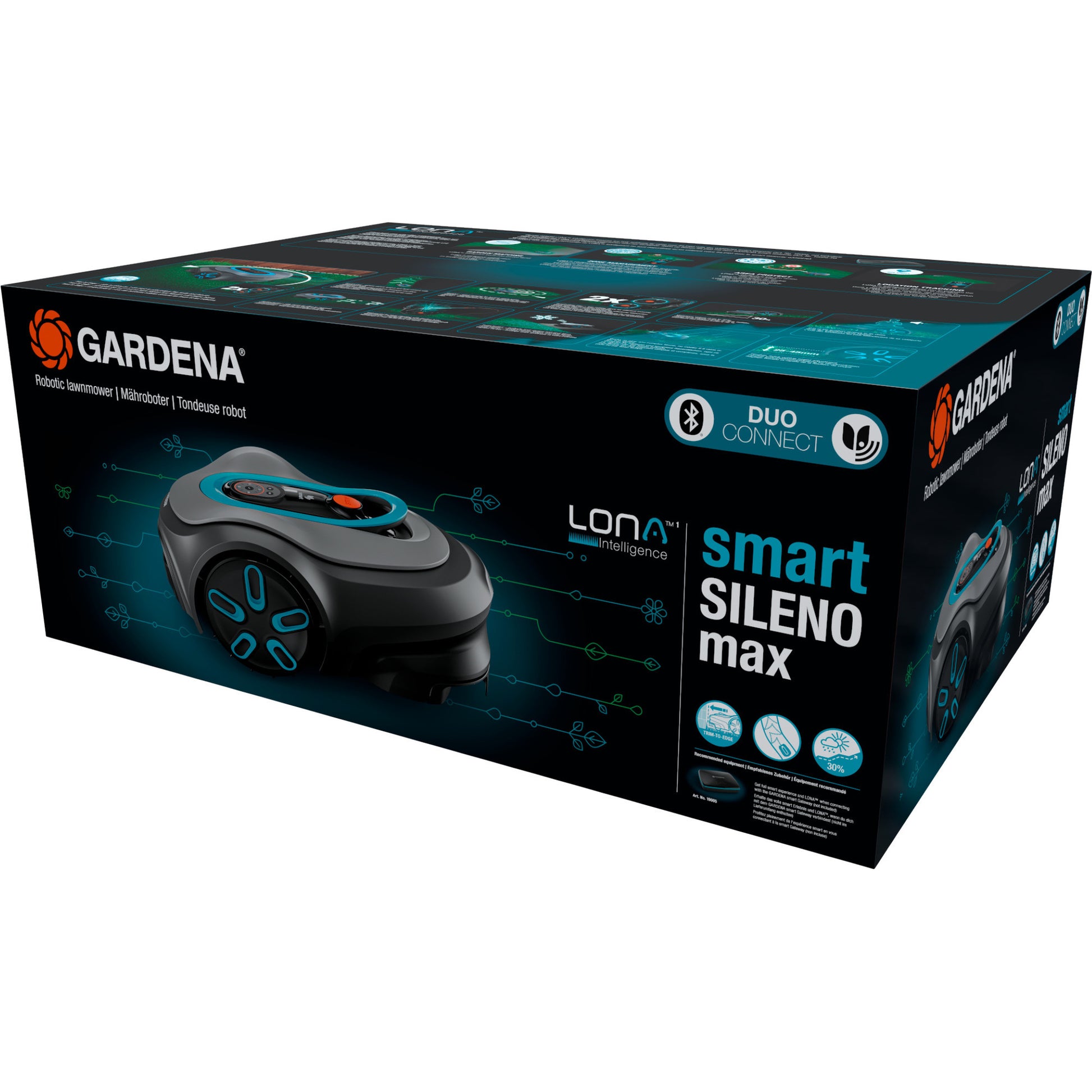 Gardena smart sileno max 1200 (duo connect) robotmaaier