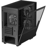 Deepcool ch360 mini tower behuizing (zwart | 1x usb-a | 1x usb-c | rgb | tempered glass) - afbeelding 8