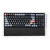Keychron silicone palm rest voor k4 pro k4 max q5 v5 v5 max polssteun (zwart)