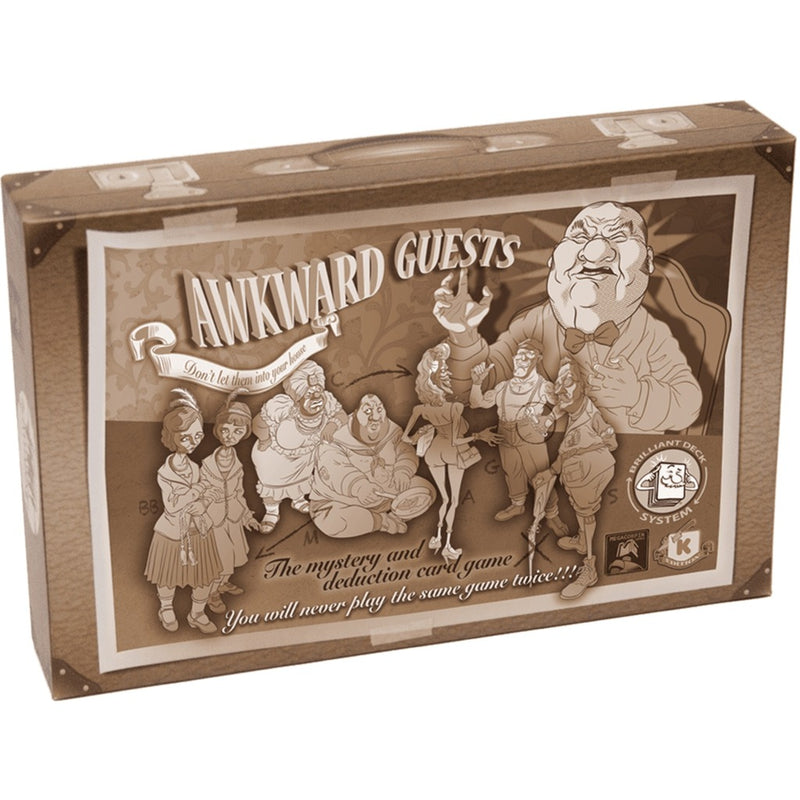 Asmodee european player network awkward guests: the walton case bordspel (engels, 1 - 8 spelers, 45 - 75 minuten, vanaf 12 jaar)