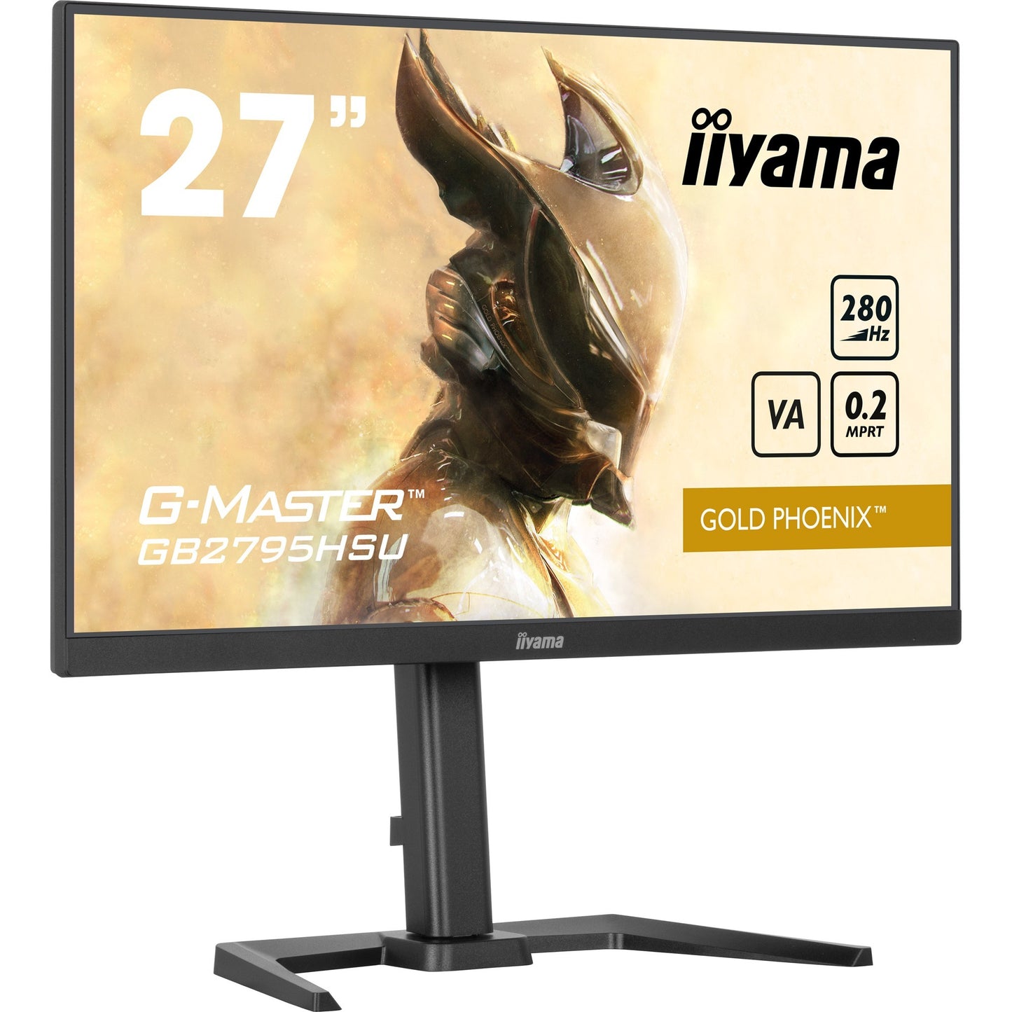 Iiyama g-master gold phoenix gb2795hsu-b1 27 gaming monitor (zwart, hdmi, displayport, 4x usb-a, 280 hz)