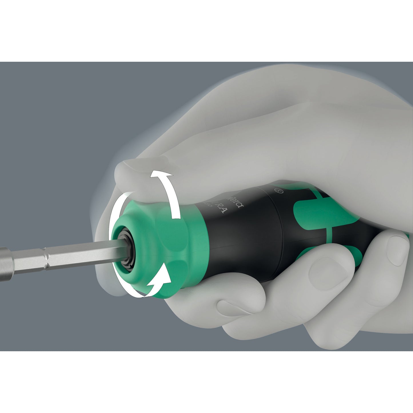 Wera kraftform kompakt 28 ra met etui, 6‑delig bitset (zwart groen)