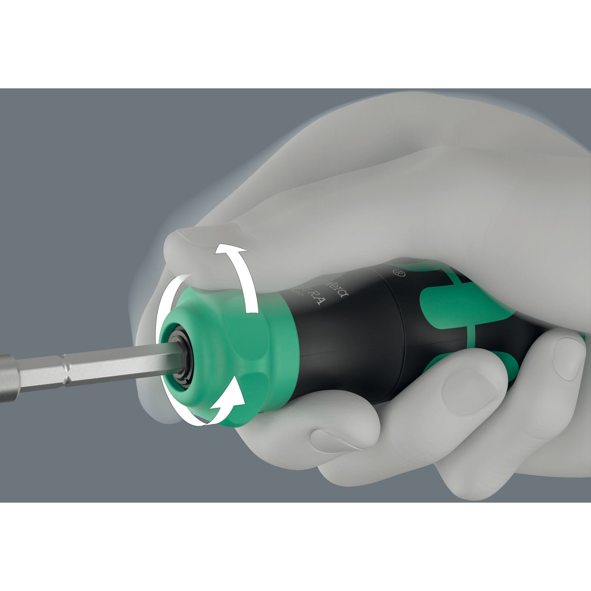 Wera kraftform kompakt 28 ra met etui, 6‑delig bitset (zwart groen)