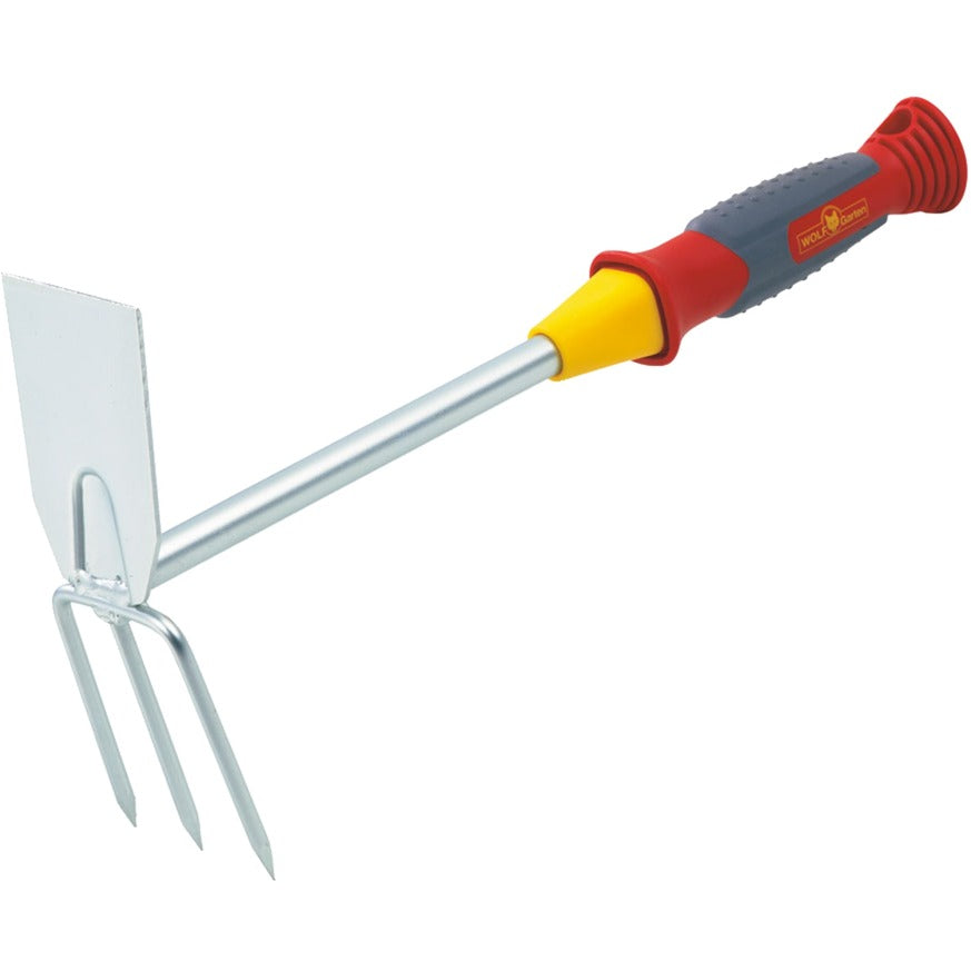 Wolf-garten ln-2k dubbelhakje cultivator (rood geel)
