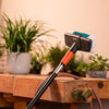 Gardena cleansystem steelborstel hard wasborstel (grijs turquoise, 18816-20, werkbreedte 27cm)