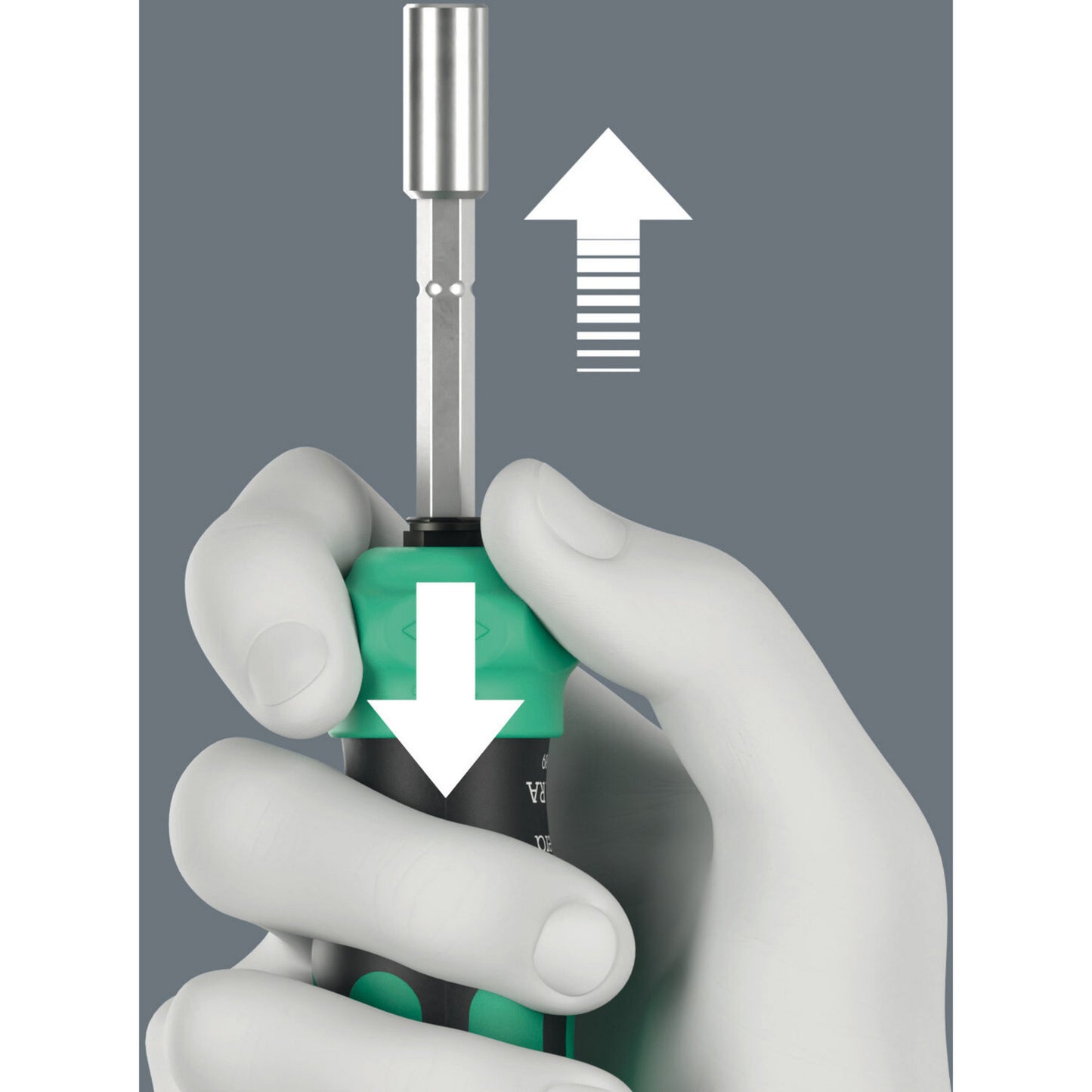 Wera kraftform kompakt 28 ra met etui, 6‑delig bitset (zwart groen)
