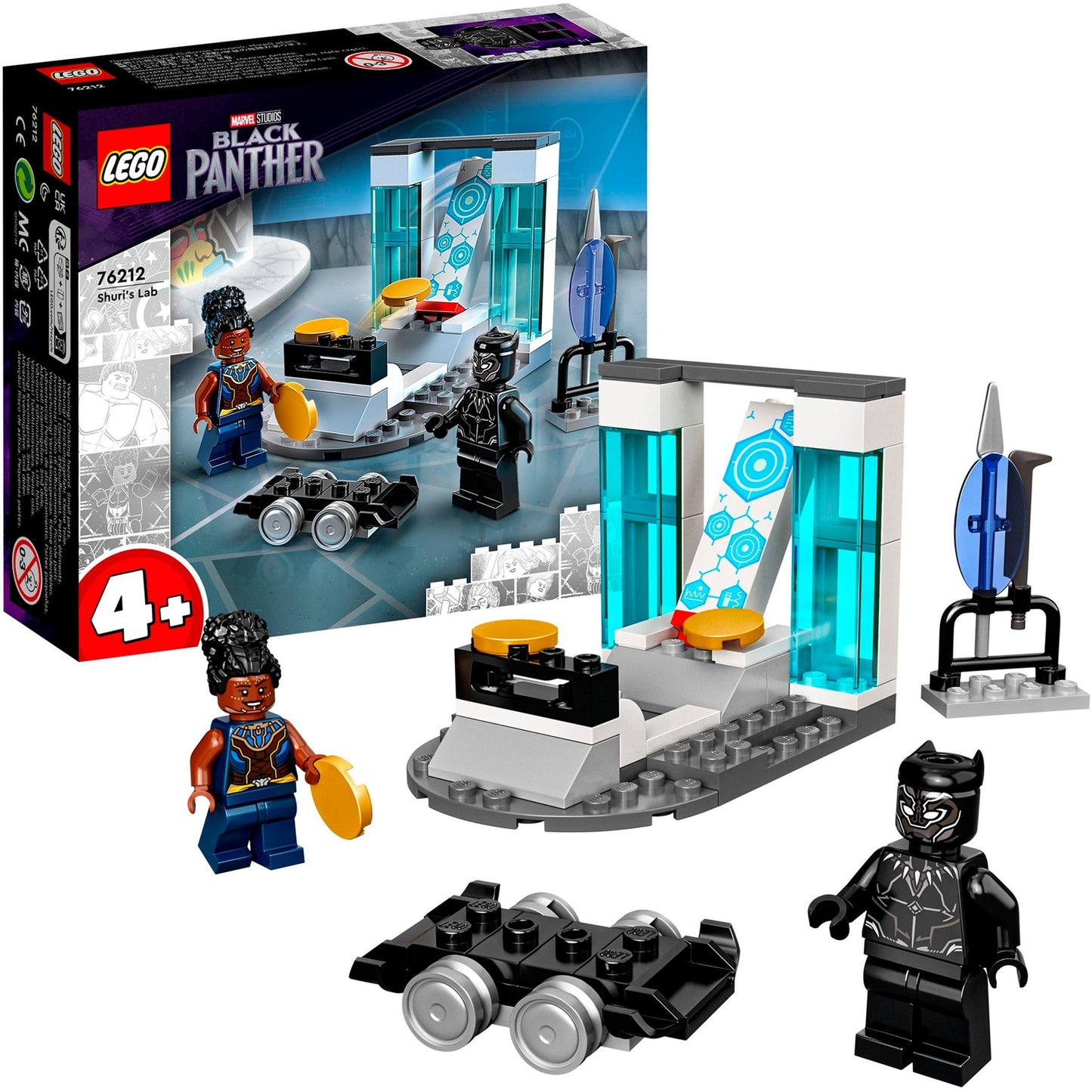 Lego marvel - shuri’s lab constructiespeelgoed (76212)