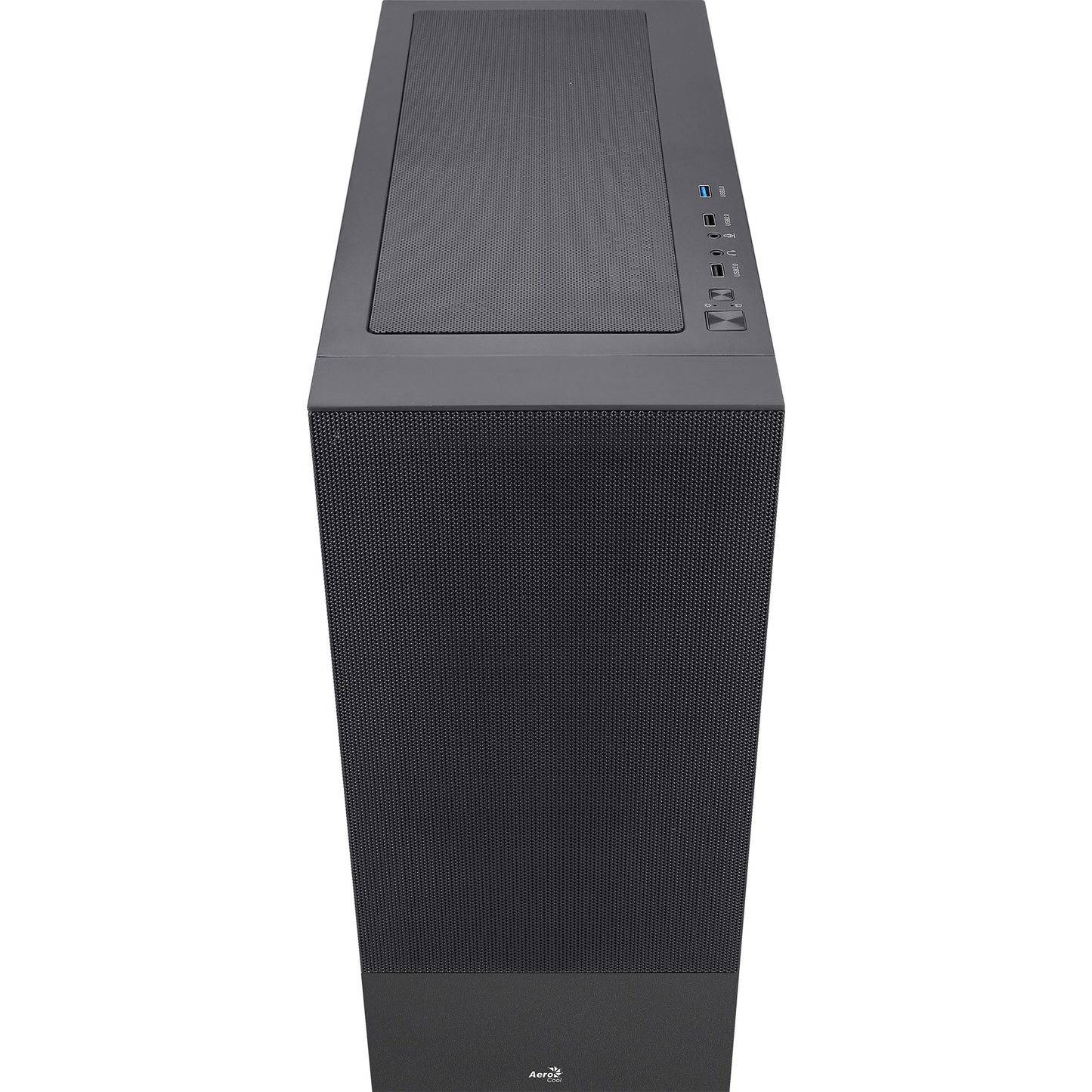 Aerocool cipher s-bk-v1 midi tower behuizing (zwart | 3x usb-a)
