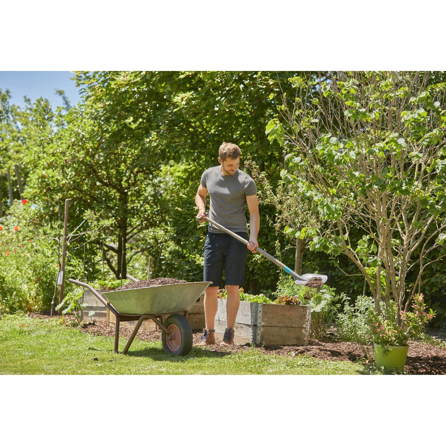 Gardena natureline schop (grijs)