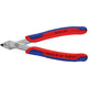 Knipex electronic super knips 78 23 125 elektronica-tang (rood blauw)