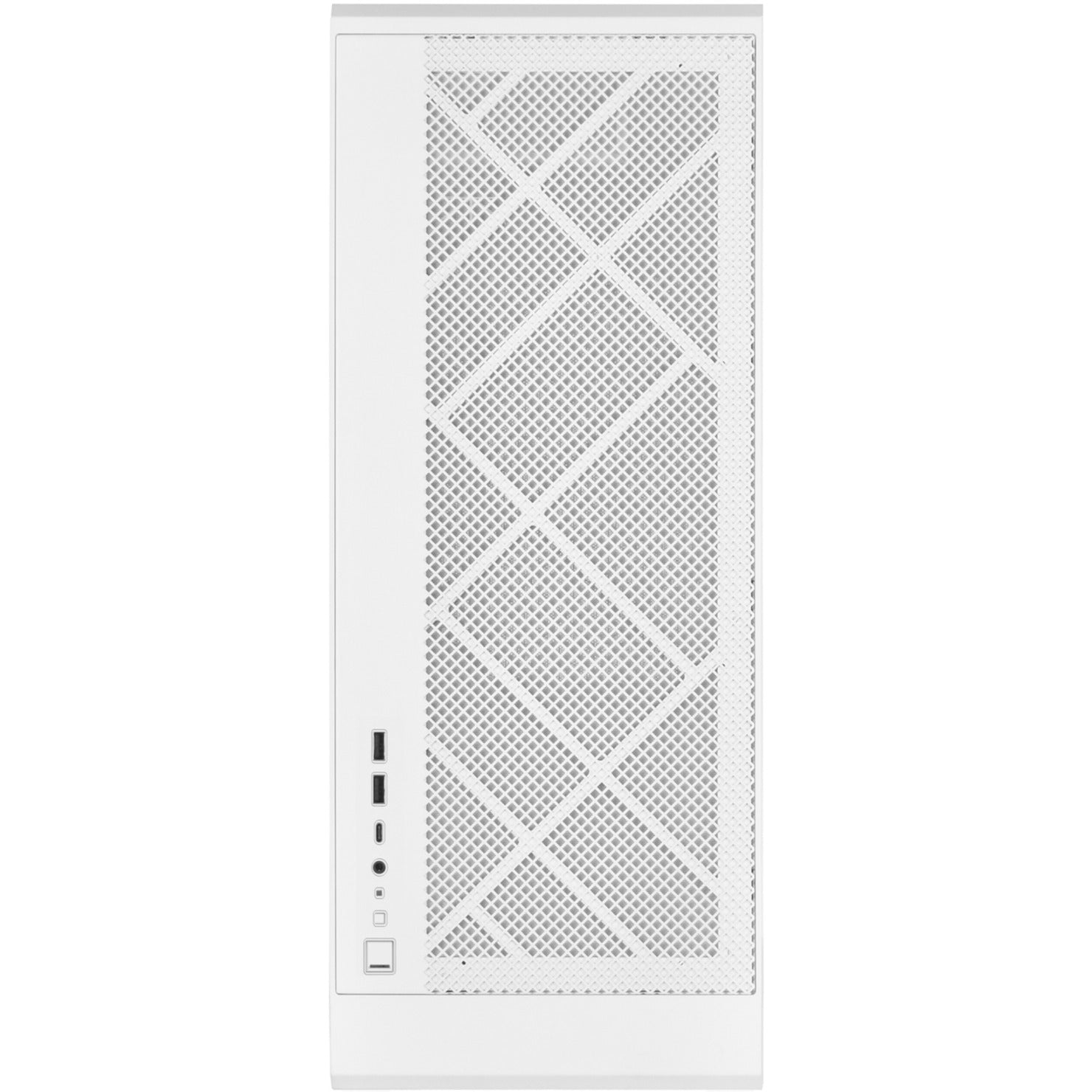 Silverstone alta g1m mini tower behuizing (wit | 2x usb-a | 1x usb-c)
