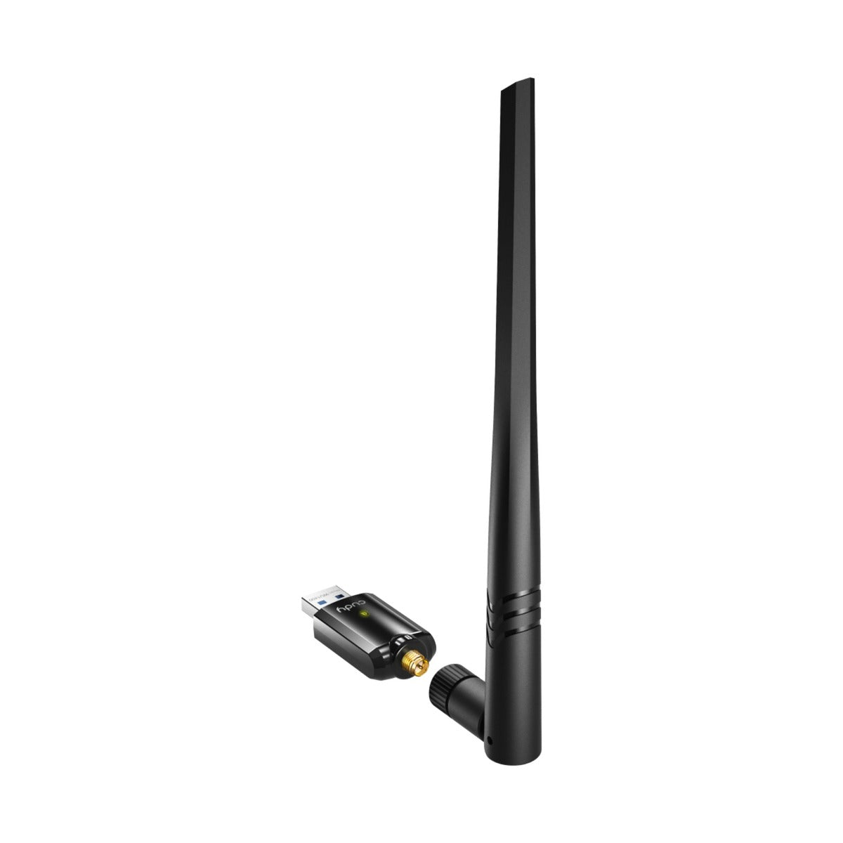 Cudy ac1300 wi-fi high-gain usb wlan adapter (zwart)