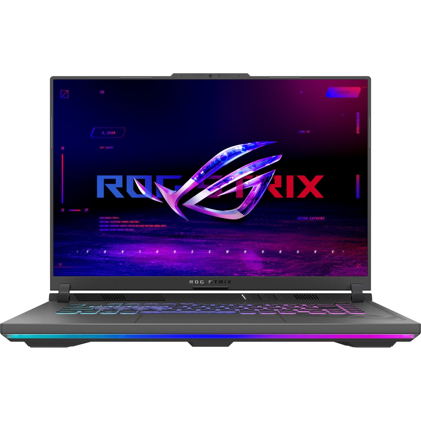 Asus rog strix g16 g614pp-s5076w 16 gaming laptop (grijs | r9 8940hx | rtx 5070 | 32 gb | 1 tb ssd)
