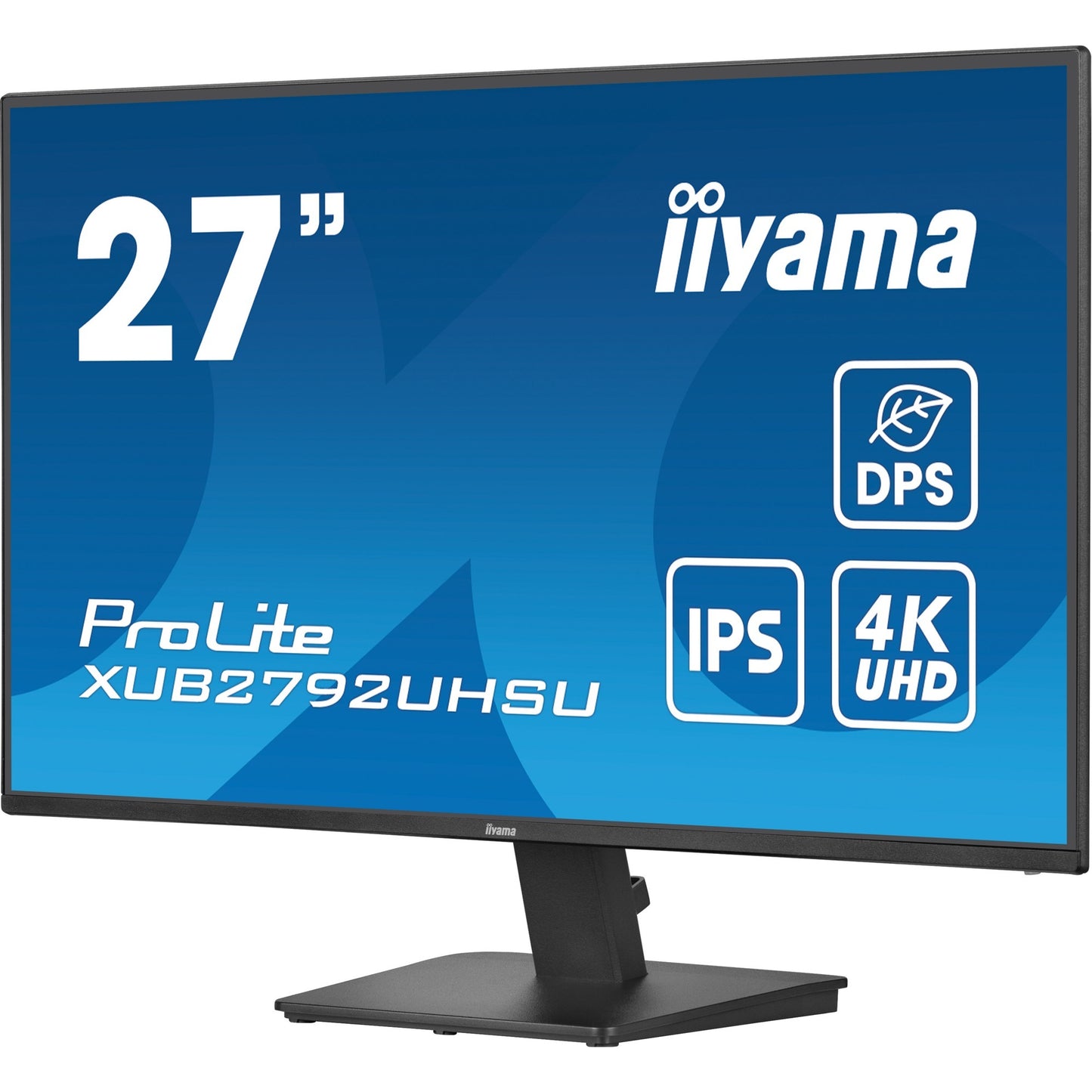 Iiyama prolite xu2792uhsu-b6 27 4k uhd monitor (zwart, hdmi, displayport, 3x usb-a, usb-b, usb-c)