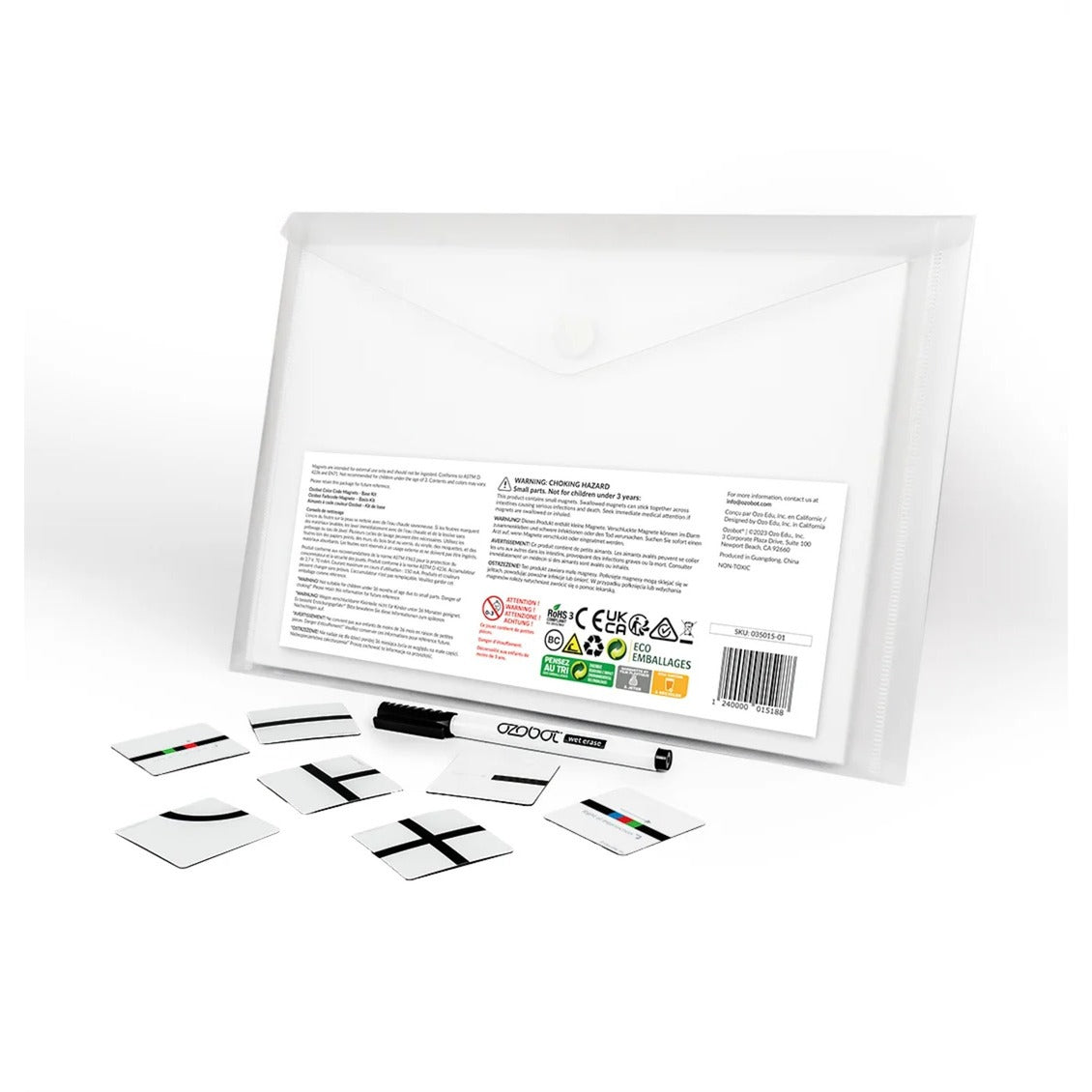 Ozobot kleurcode magneten: basisset robot