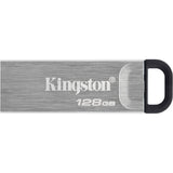 Kingston datatraveler kyson 128 gb usb-stick (zilver, dtkn 128gb) - afbeelding 2