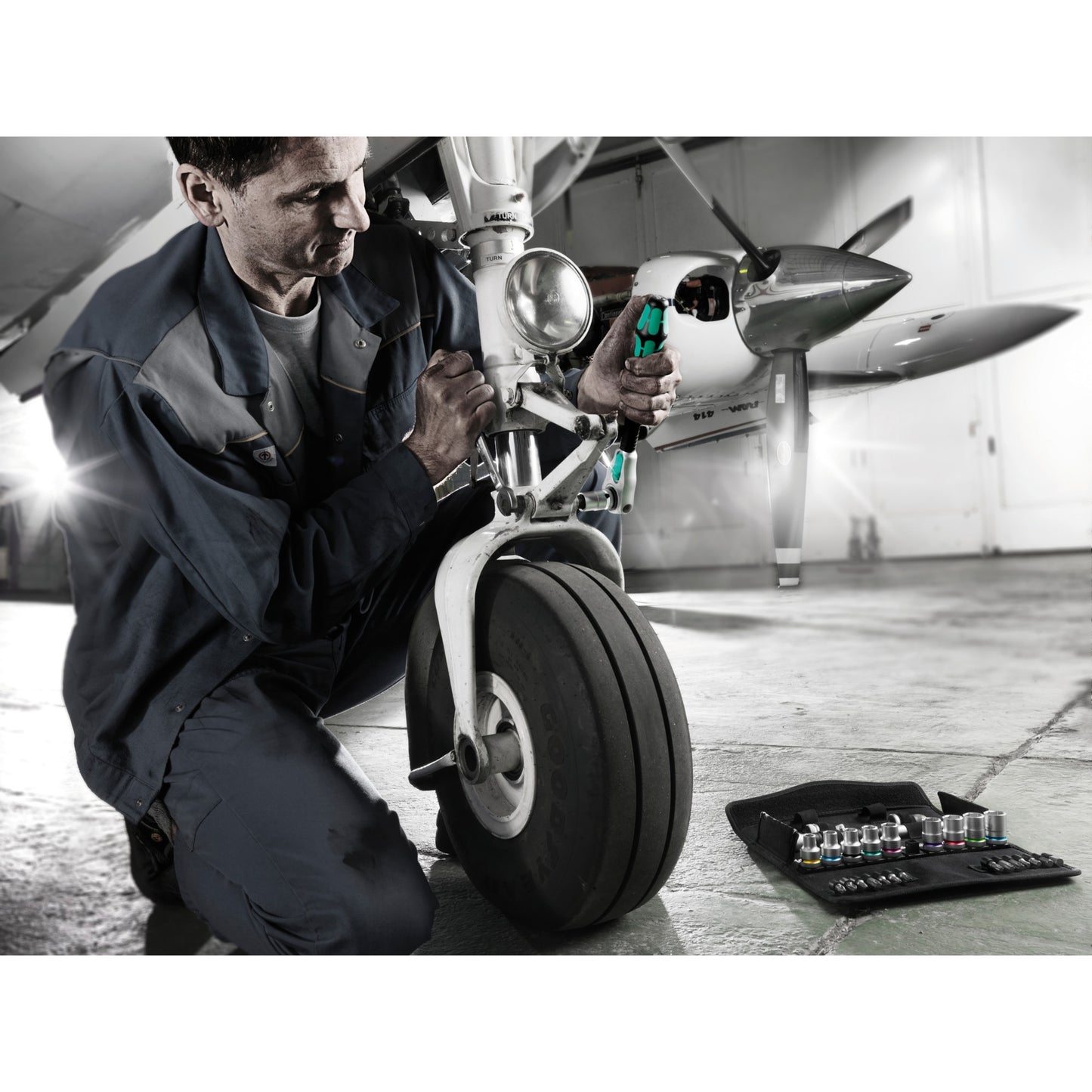 Wera 8000 c sb zyklop speed-ratel met 1 2 -aandrijving