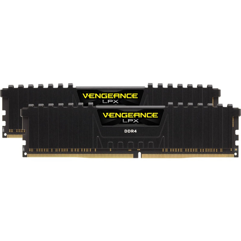 Corsair 16 gb ddr4-3000 (2x 8 gb) werkgeheugen (zwart, cmk16gx4m2d3000c16, xmp 2.0)