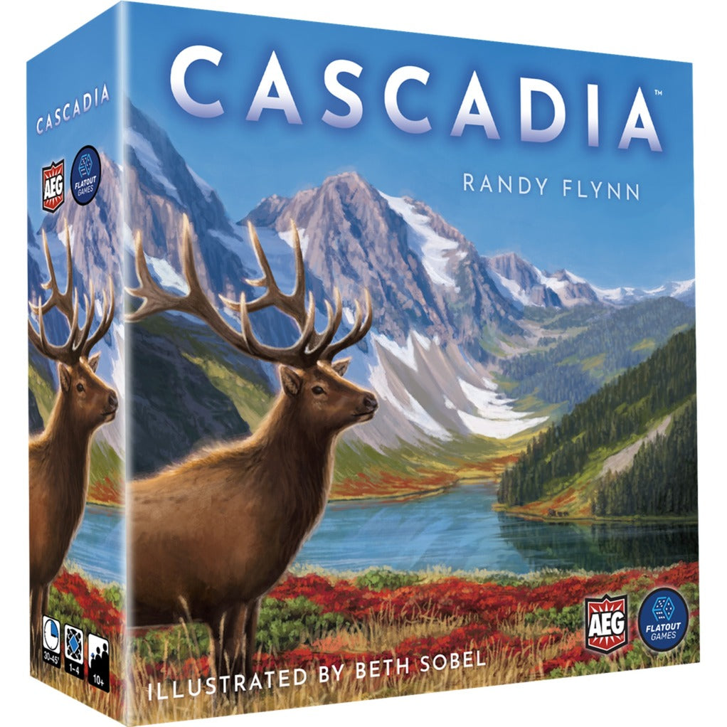 Asmodee cascadia bordspel (engels, 1 - 4 spelers, 30 - 45 minuten, vanaf 10 jaar)
