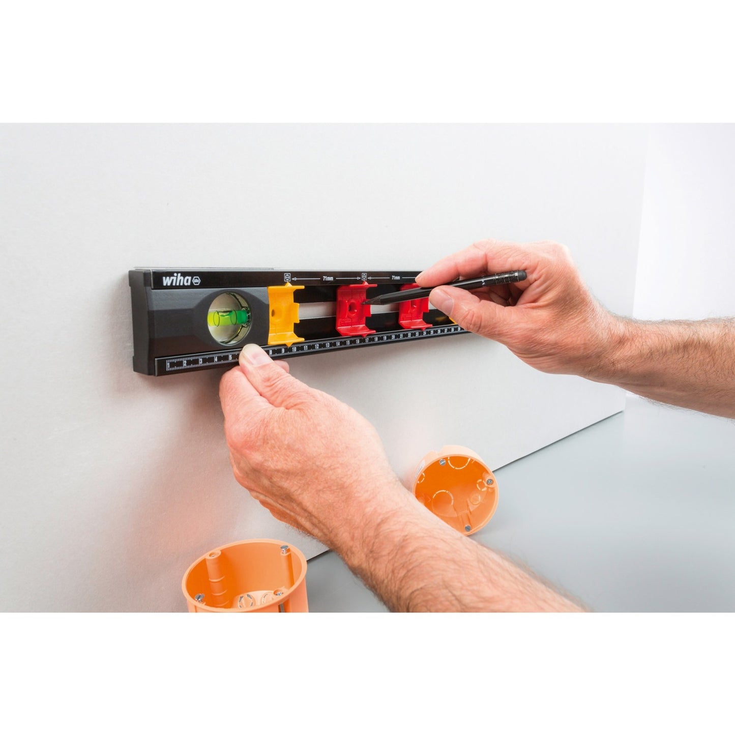 Wiha elektricienswaterpas (zwart)