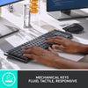 Logitech mx mechanical toetsenbord (zwart, us-international lay-out (qwerty), 100%, bluetooth)