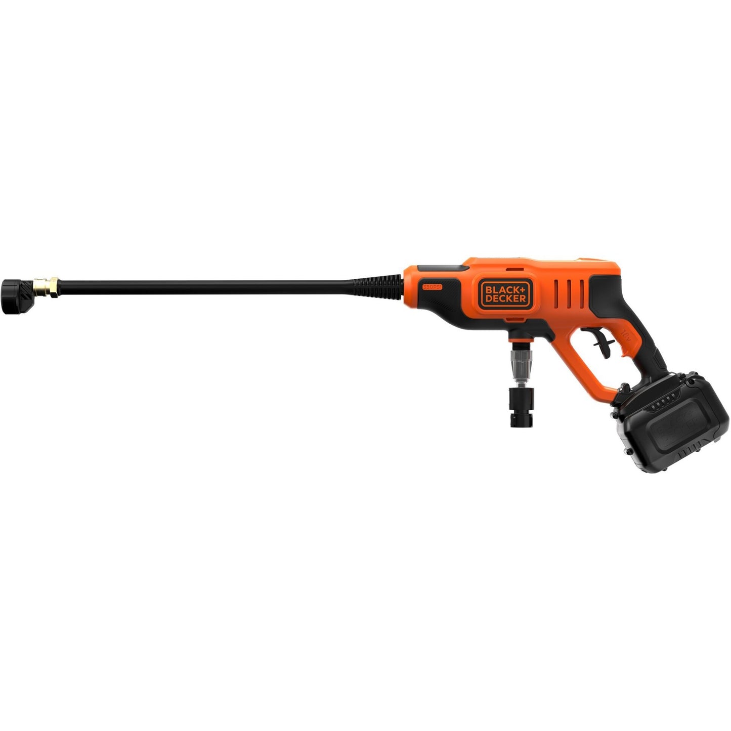 Black+decker bcpc18b-xj 18v hogedrukreiniger (oranje zwart, accu en oplader niet inbegrepen)