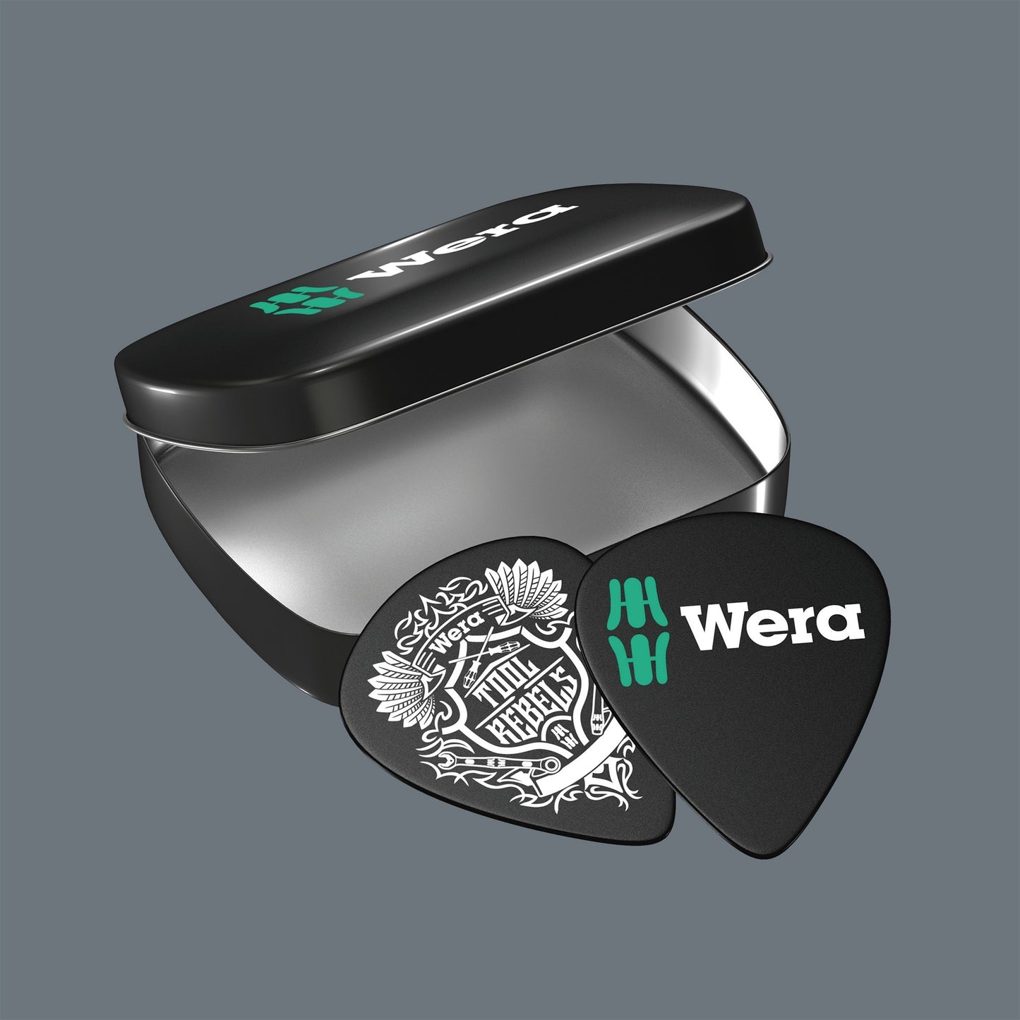 Wera 9100 gitarenreparatieset, 27‑delig gereedschapsset (zwart)