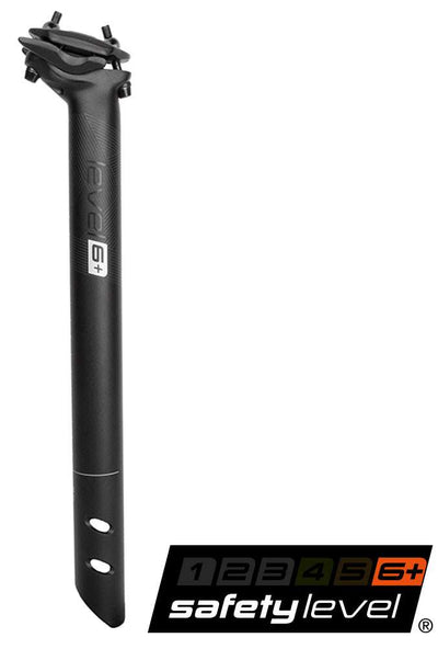 Ergotec zadelpen Ray 6+ 27.2 x 350 zw zand