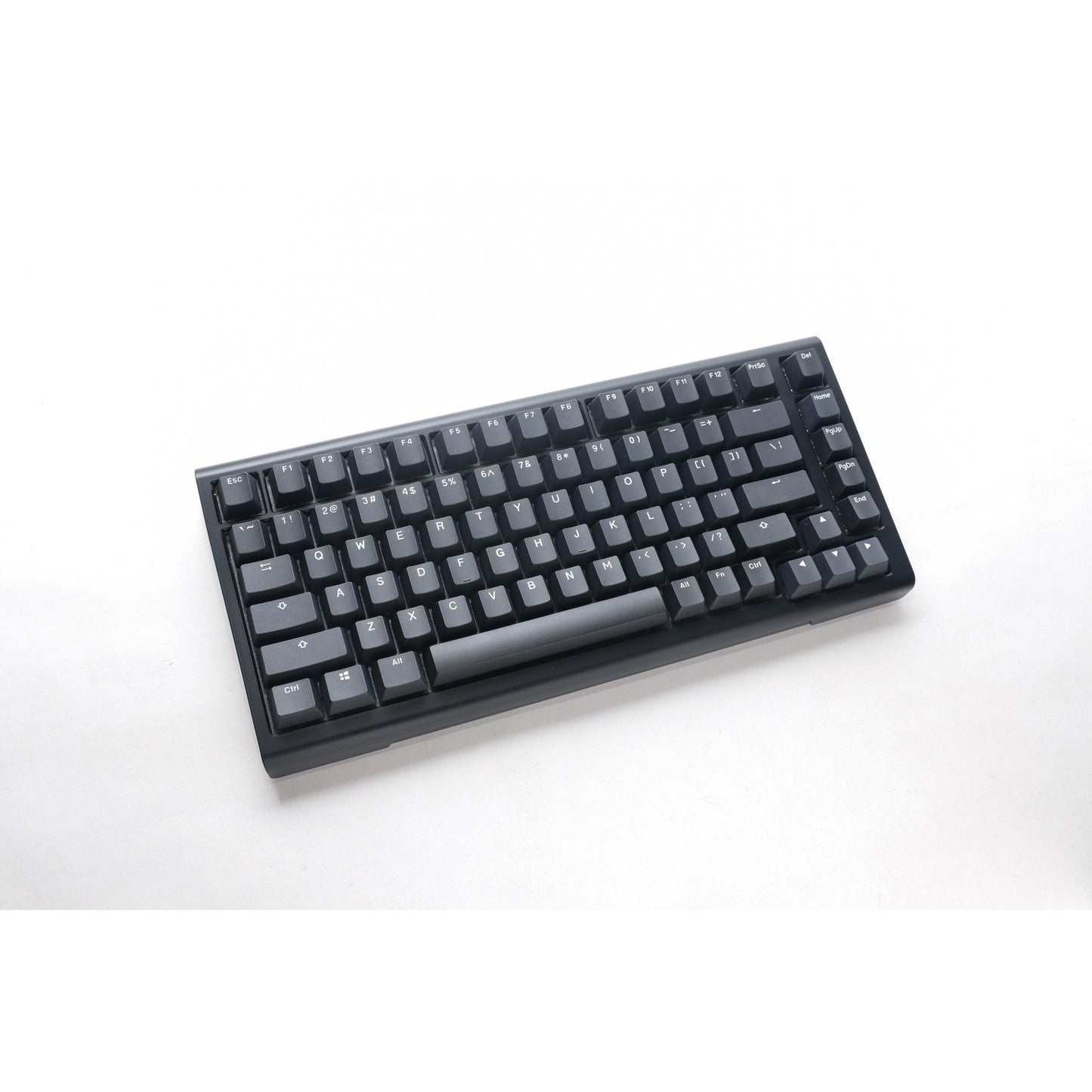 Ducky projectd tinker 75 met qmk via rgb mechanisch toetsenbord (zwart, us lay-out (qwerty), cherry mx blue, 75%, rgb leds, double-shot pbt, hot-swappable, gasket mount)