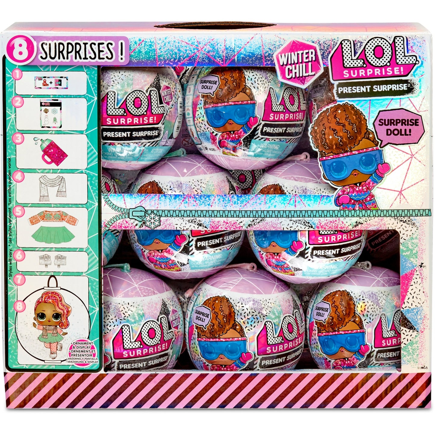 Mga entertainment l.o.l. surprise! present surpise winter chill pop