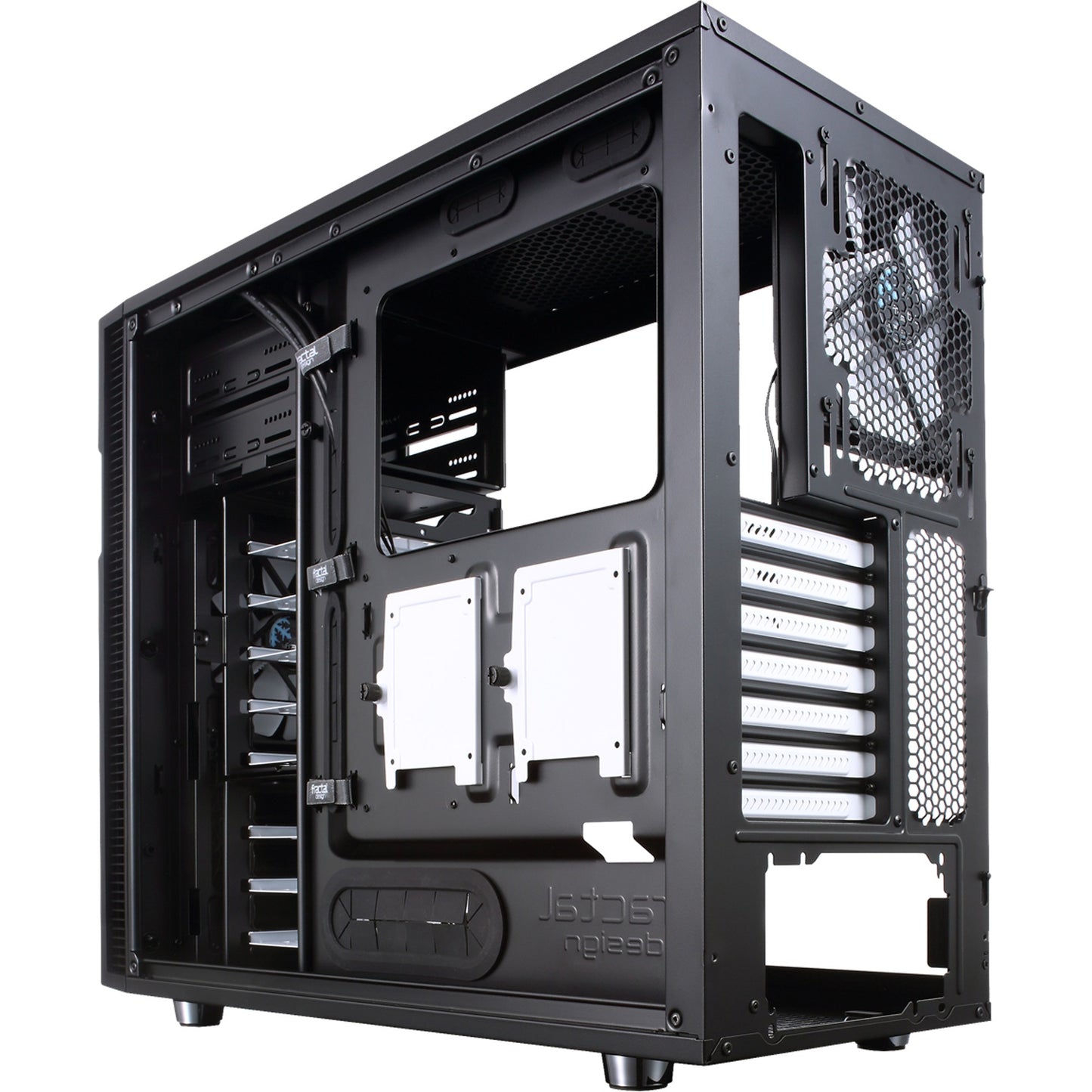 Fractal design define r5 midi tower behuizing (zwart | 4x usb-a)