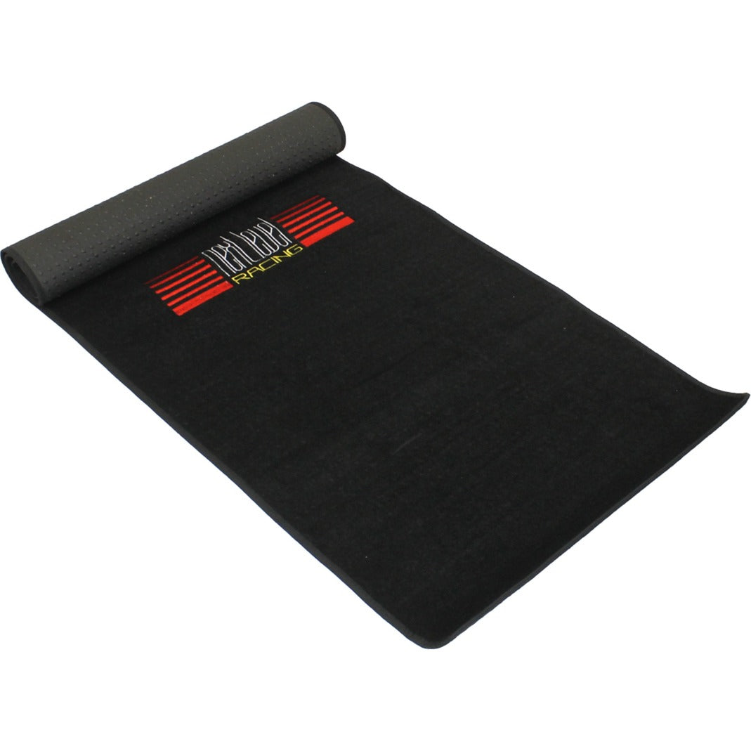Next level racing floor mat beschermingsmat (zwart rood)