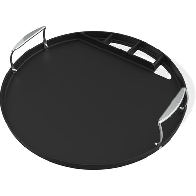 Weber full-size plancha - voor houtskoolbarbecues 57 cm grillplaat (zwart)